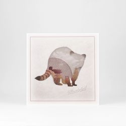 Affiche Montréal biosphère et raton laveur