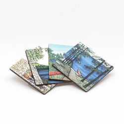 Sous-verres lacs du Québec