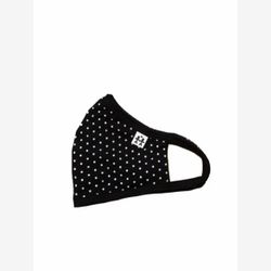 Masque noir pois blancs
