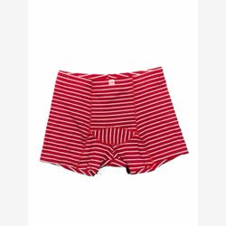 Boxer homme BAMBOU rayé moyen rouge et blanc