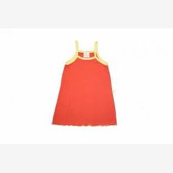 Jaquettes files bretelles spaghetti  en BAMBOU orange (21bs)