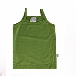 Camisoles bretelles spaghetti vert lime (70)