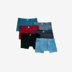 6 Boxers garçon assortis