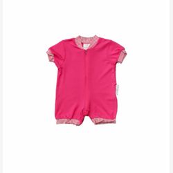 Pyjama court 1 pièce bambou pivoine