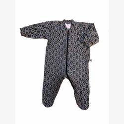 Pyjama 1 pièce  bambou gris et xoxo noirs