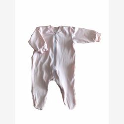 Pyjama 1 pièce bambou avec capuchon rose pâle (51)