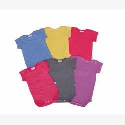 6 Cache-couche manches courtes assortis (CCMCX6)