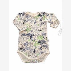 Cache-couche manche longue coton BIO arbres verts