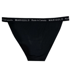 La Classique - Culotte en bambou noir avec bande élastique