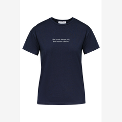 T-SHIRT IMPRIMÉ NAVY - MODE DURABLE