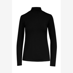 Mimi - Haut col montant en bambou noir