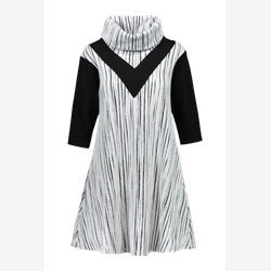 Milly - Robe évasée jacquard