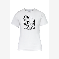 T-shirt imprimé blanc - Nature