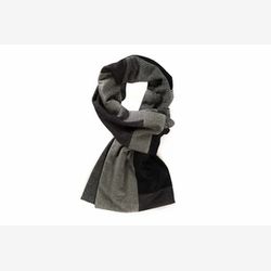 Foulard patchwork géométrique - Gris, noir et charbon