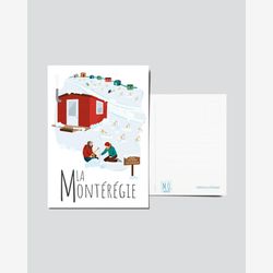 Carte postale Québec | Illustration La Montérégie | Région du Québec | Illustration Québec