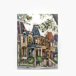 Reproduction escalier avenue Henri-Julien sur le Plateau-Mont-Royal