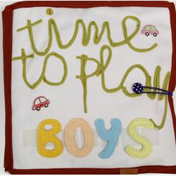 Montessori Book, Sensory Book, Busy Felt Book Page For Boys