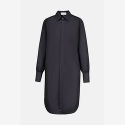 [Prévente] Solène - Robe chemise ourlet arrondi en coton